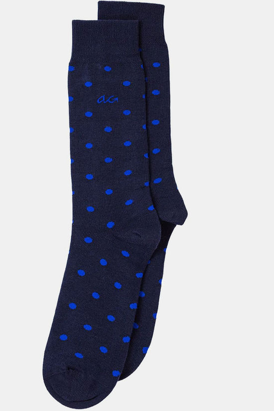 Alfredo Gonzales Chaussettes Classic Dots  Navy Navy