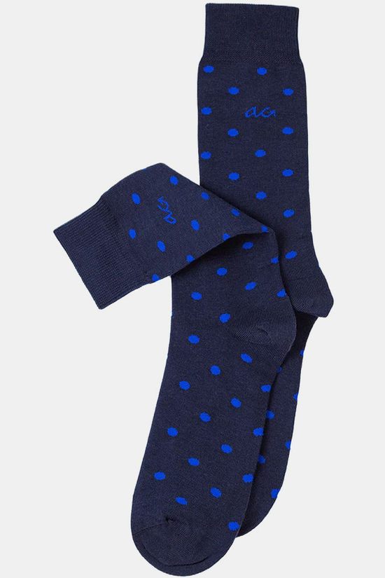 Alfredo Gonzales Chaussettes Classic Dots  Navy Navy