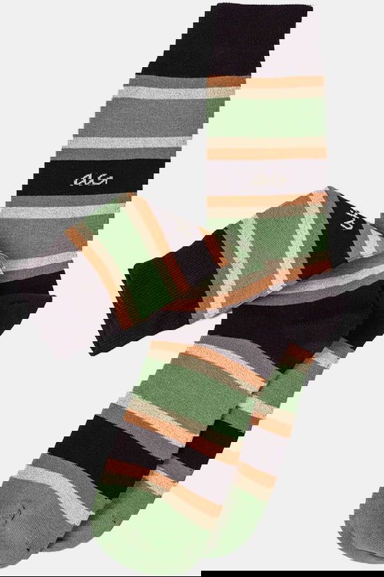 Alfredo Gonzales Chaussettes Big Stripes  Light Army Light Army