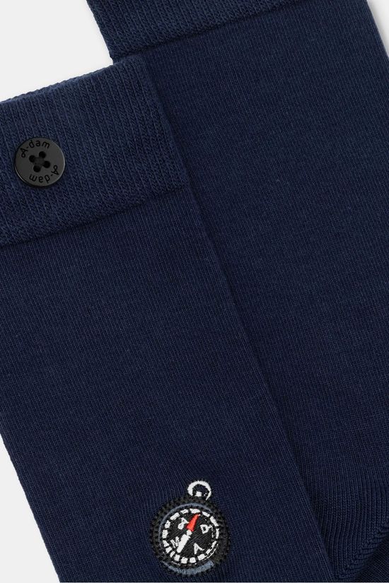 A-Dam Chaussettes Quarter Crew White Coffee Take Away size 41-60 Geen