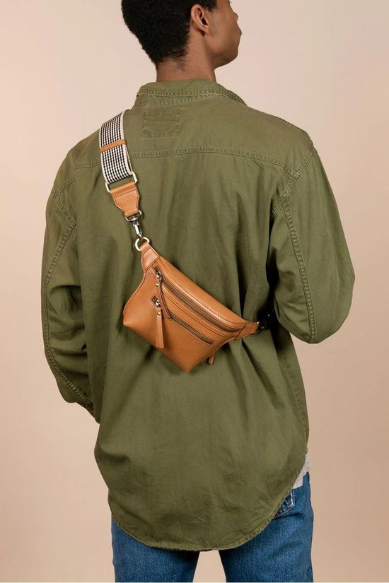 O My Bag Sac À Main Beck'S Bum Bag Cognac Cognac Apple Leather