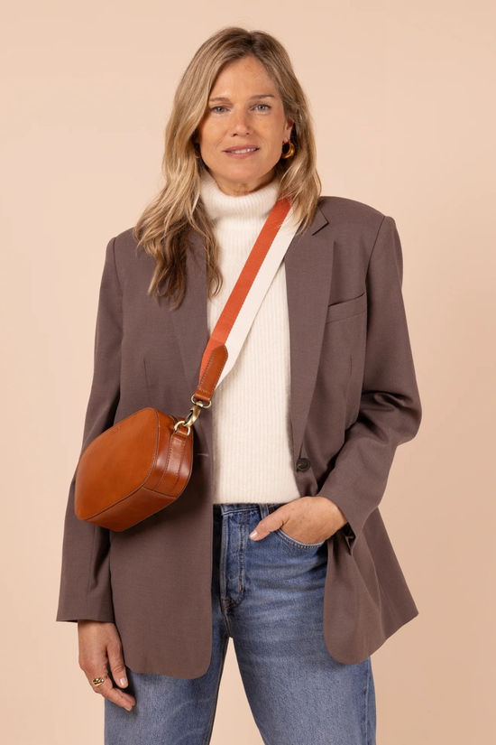 O My Bag Sac À Main Maya Cognac Classic Leather