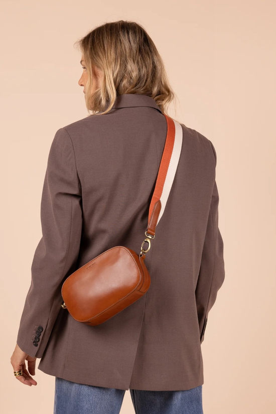 O My Bag Sac À Main Maya Cognac Classic Leather