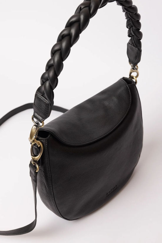 O My Bag Sac À Main Lana Black Soft Grain Leather