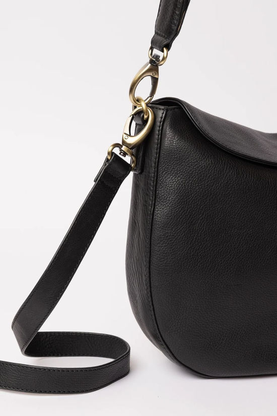 O My Bag Sac À Main Lana Black Soft Grain Leather
