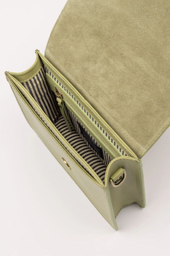 O My Bag Sac À Main Audrey Mini Bag Tea Green Classic Leather