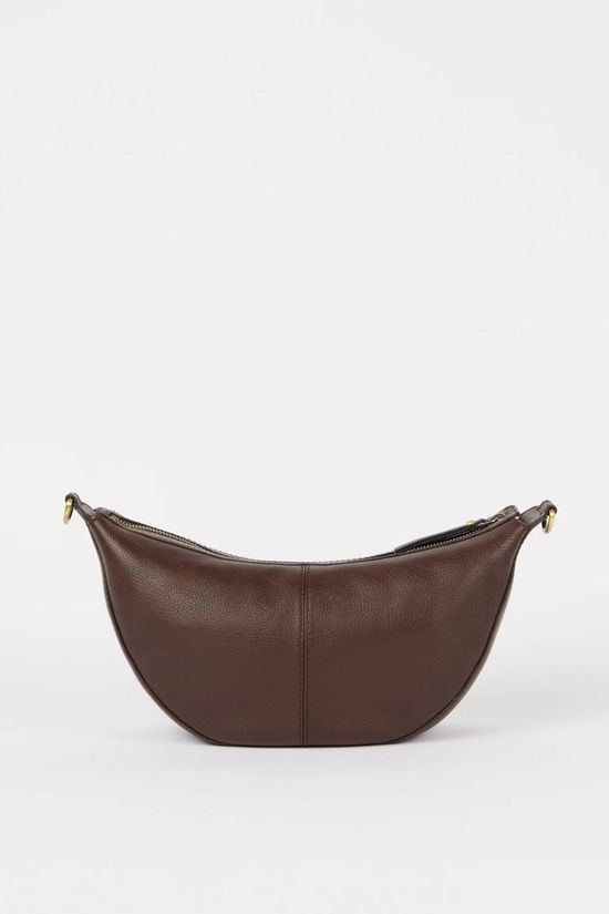 O My Bag Handtas Leo Twisted Handle Bag Chocolate