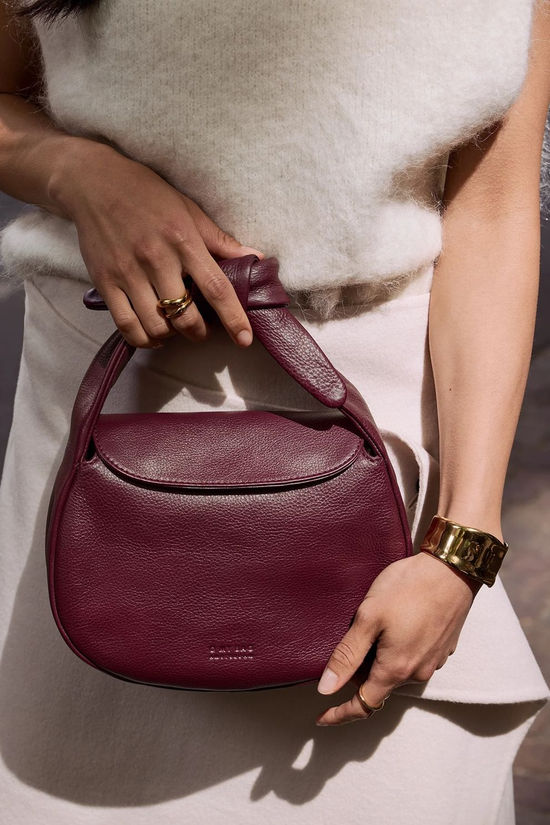 O My Bag Sac À Main Coco Croissant Bag Dark Cherry
