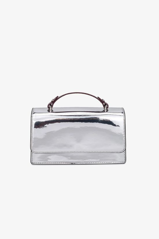 Hvisk Handtas Aria Crossbody/ Handle Bag Silver Maroon