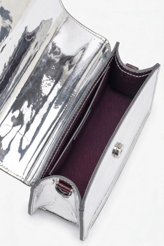Hvisk Handtas Aria Crossbody/ Handle Bag Silver Maroon