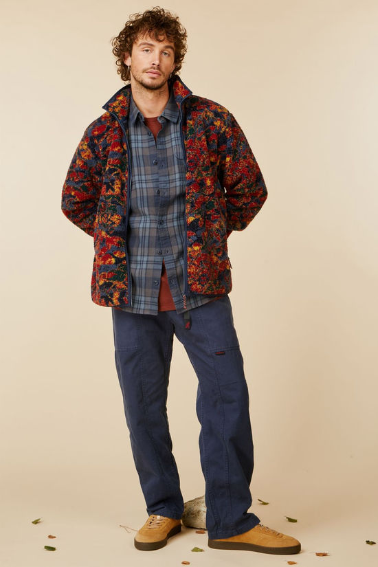 Patagonia Chemise L/S Cotton In Conversion Lw Fjord Flannel Shir Paw: Smolder Blue