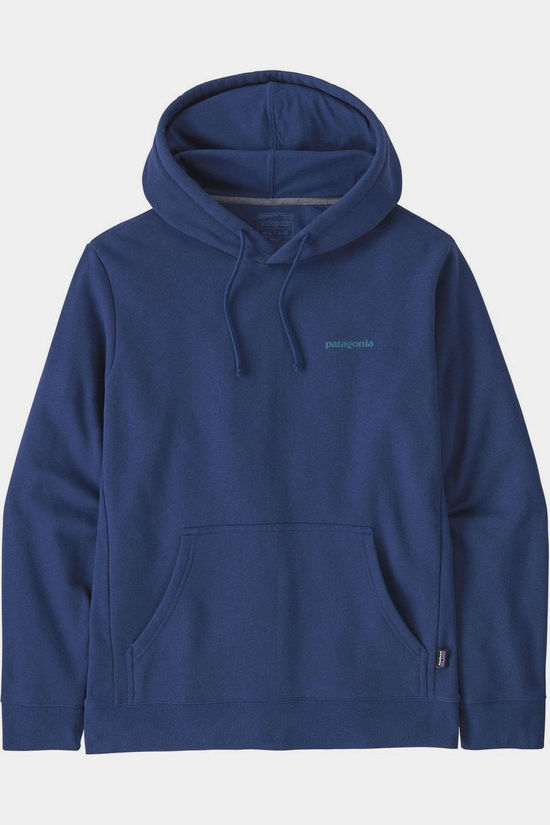 Patagonia Trui P-6 Logo Uprisal Hoodie Clement Blue