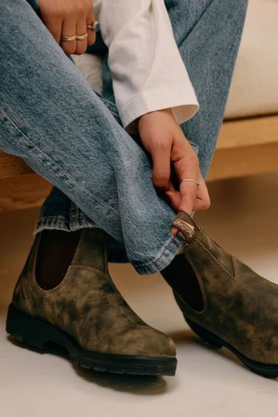 Blundstone Classic Boots 585 nubuck Rustic Brown