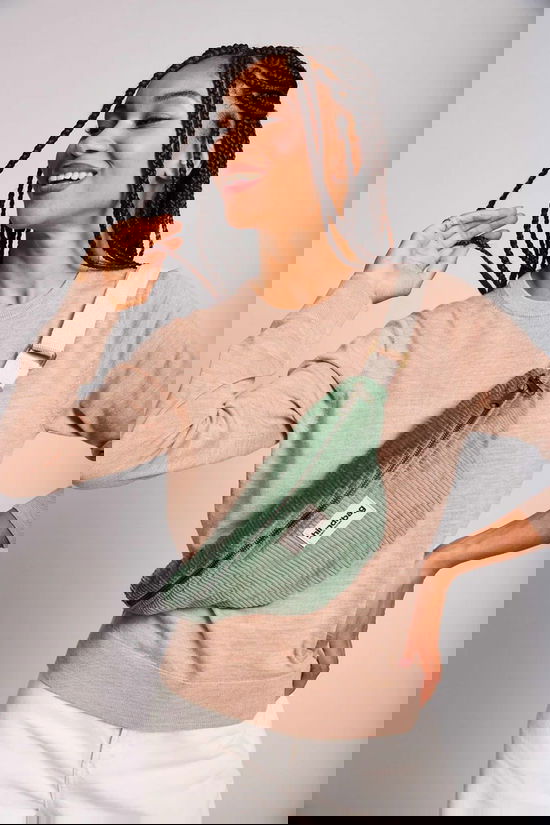 Hindbag Heuptas Sac Banane Olivia Velvet Velvet Seafoam Green