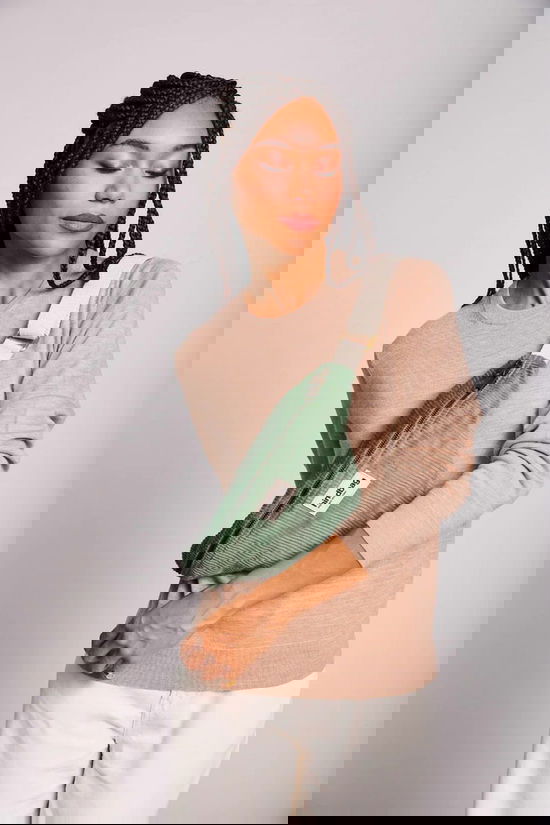 Hindbag Heuptas Sac Banane Olivia Velvet Velvet Seafoam Green