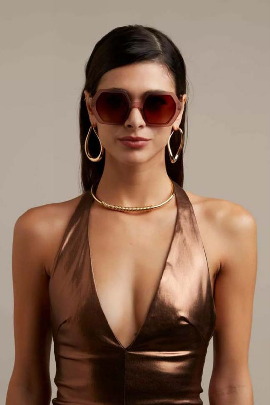 OKKIA Zonnebril Emma Havana Yellow
