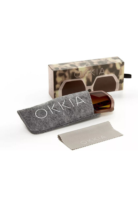 OKKIA Zonnebril Emma Havana Yellow