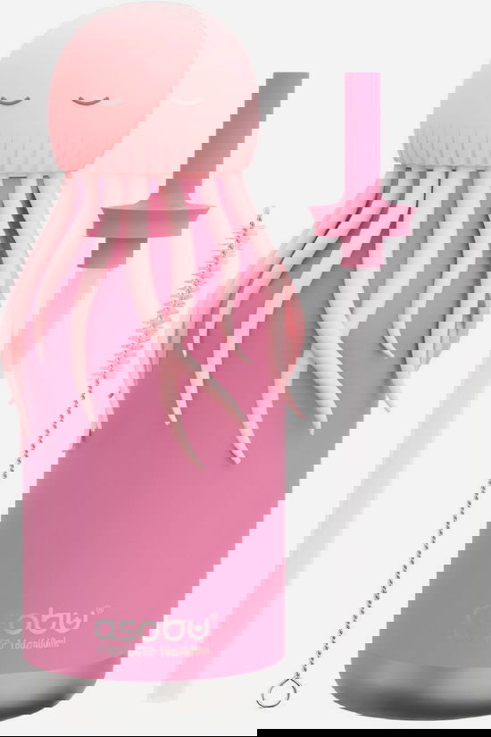 Asobu Gourde Drinkbeker Besties Reina The Jellyfish Jellyfish Pink