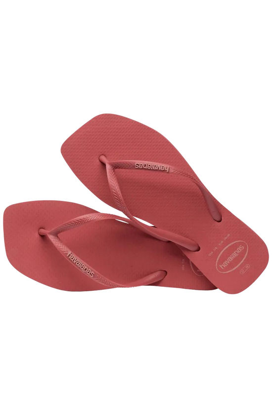Havaianas Slippers Square Logo Pop Up Pau Brasil