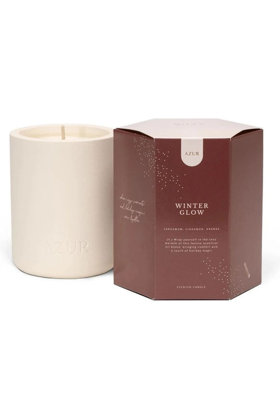 AZUR NATURAL BODYCARE Bougie Winter Glow Candle Geen
