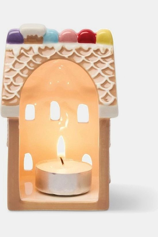 PADDYWAX Kaars No. 10 Gingerbread House Style Incense & Tea Light Light Brown/Assorted / Mixed