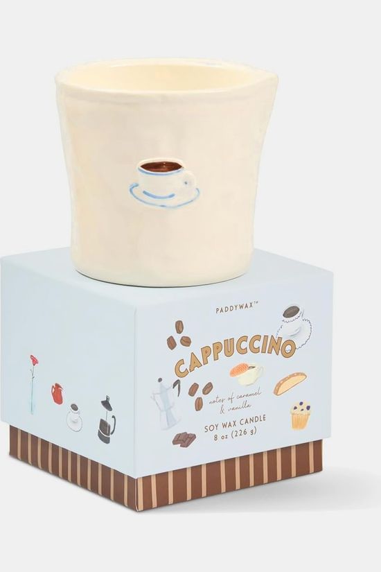 PADDYWAX Kaars Bistro 8Oz/226G Cappuccino Ceramic Candle - Chocla No Color