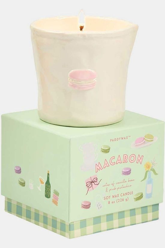 PADDYWAX Bougie Bistro 8Oz/226G Macaron Ceramic Candle - Amber & P No Color