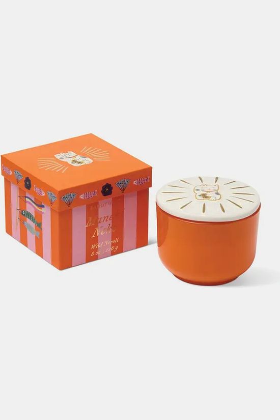 PADDYWAX Kaars Charmed 8Oz/226G Orange Maneki-Neko Cat Candle - W No Color