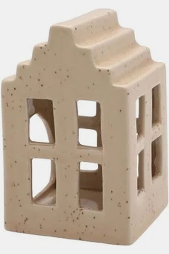 LEEFF Kaars House Tealight Holder Hessel Naturel