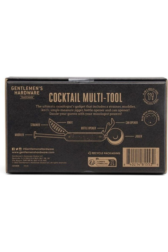 Gentlemen's Hardware Cadeau Cocktail Multi Tool Geen