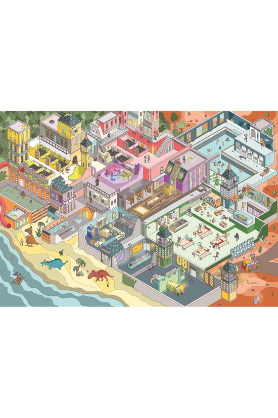 PUZZLE IN A BAG Speelgoed Prison Escape Puzzle 1000 Pieces Geen