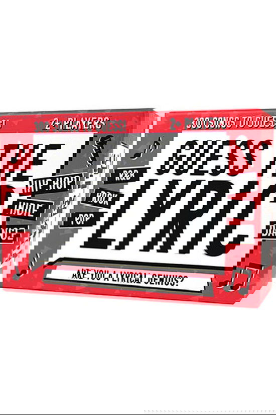 Gift Republic Jouets Kaartspel - Guess The Lyric Geen