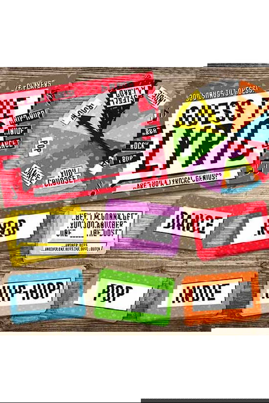 Gift Republic Jouets Kaartspel - Guess The Lyric Geen