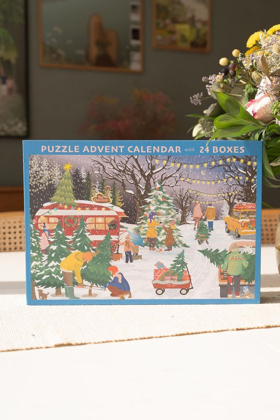 VISSEVASSE Jouets Christmas Trees & Snowflakes - Puzzle Adventskalender Geen