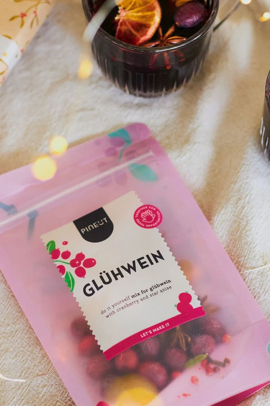 PINEUT Drinken Winterdrank Pouchbag Glühwein Red Bio Geen