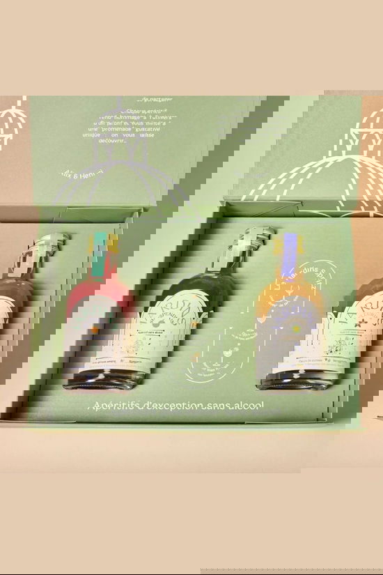 JARDINS Boire Coffret Cadeau - Format Mini - Jardins Fleuris + Jardins Suspendus 20Cl Geen