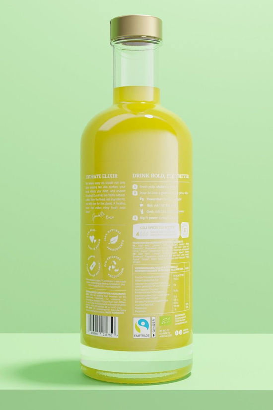 GILI Drinken Hydrate Elixir Limoen & Basilicum Geen