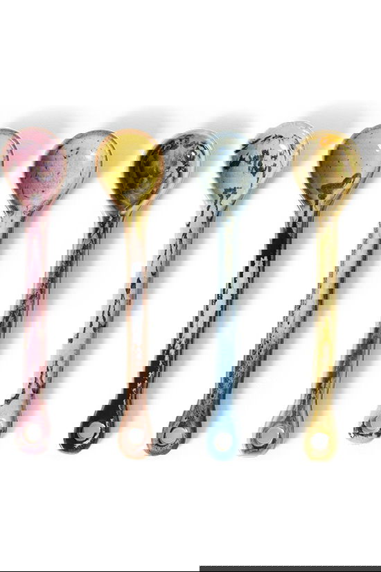 HKLiving Ustensiles De Cuisine 70S Ceramics: Spoons, Scetch M, Set Of 4 Scetch