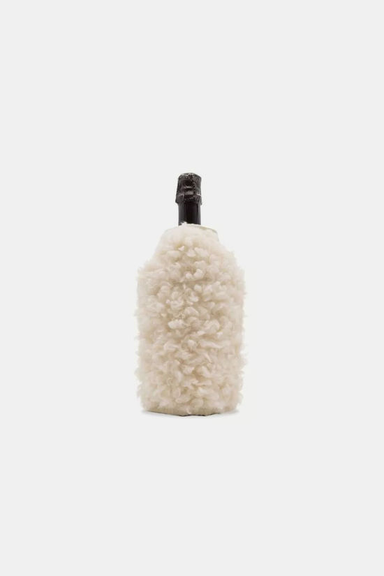 WD Lifestyle Ustensiles De Cuisine Cooler With Faux Fur Decoration. White White