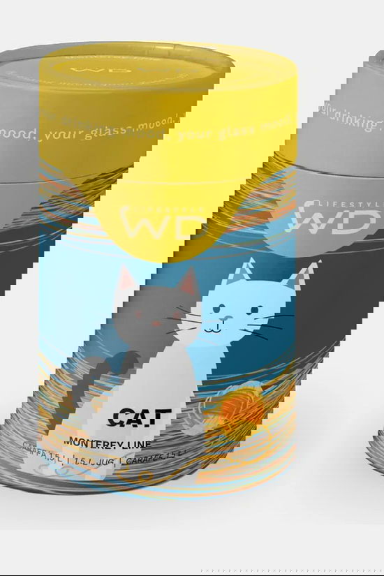 WD Lifestyle Ustensiles De Cuisine Borosilicate Glass Carafe. 1.5 L. Cat Geen