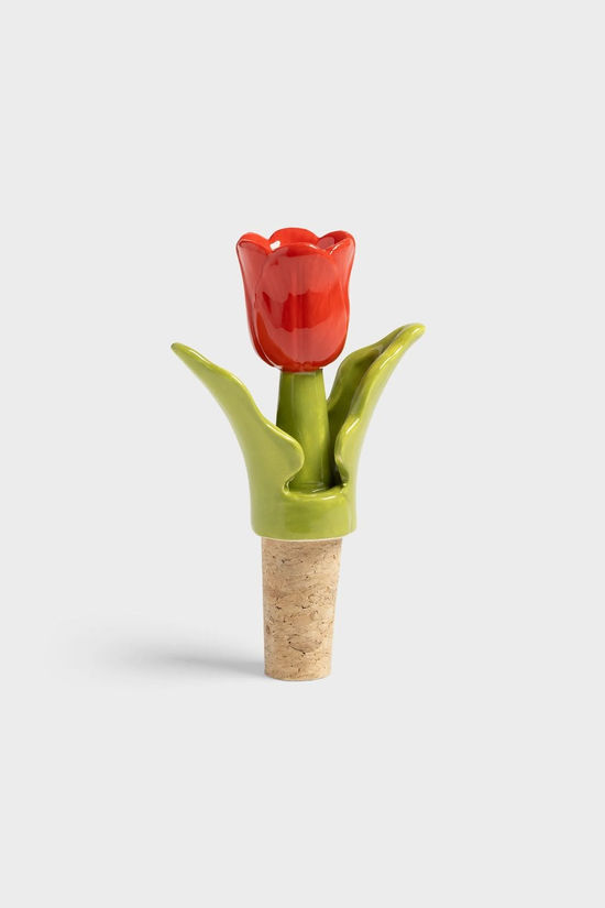&KLEVERING Keukengerei Bottle Stopper Tulip Red Red