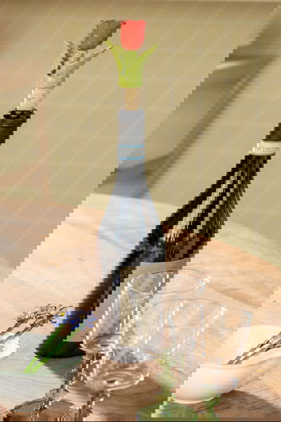 &KLEVERING Keukengerei Bottle Stopper Tulip Red Red