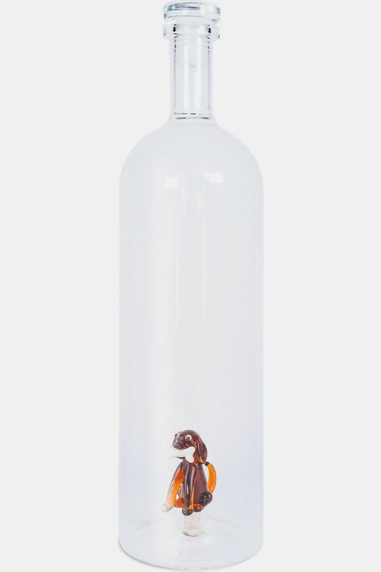 WD Lifestyle Keukengerei Borosilicate Glass Bottle With Stopper. 1.2 L. Dog None