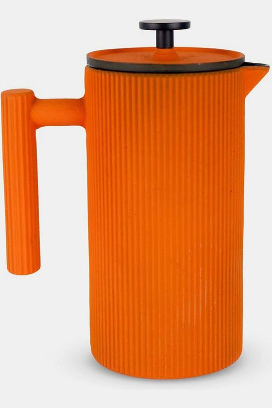 WD Lifestyle Keukengerei Cast Iron French Press. 850 Ml. Colour: Orange. Orange