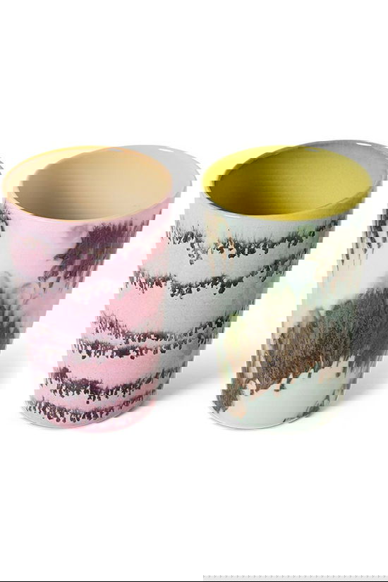 HKLiving Ustensiles De Boissons 70S Ceramics: Tea Mugs Baroque, Set Of 2 Baroque