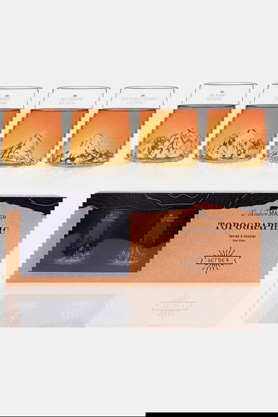 Alaskan Maker Beker Set Of 4 Shooters Mont Blanc Everest Matterhorn An Geen