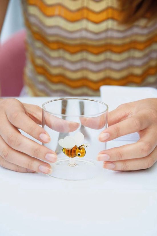 WD Lifestyle Beker Borosilicate Glass.250 Ml. Bee None