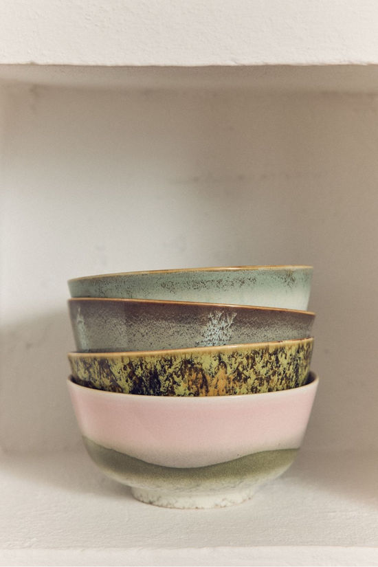 HKLiving Vaisselle 70S Ceramics: Ramen Bowl, Verge (Set Of 2) Verge
