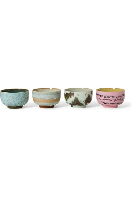 HKLiving Vaisselle 70S Ceramics: Noodle Bowls, Dada, Set Of 4 Dada
