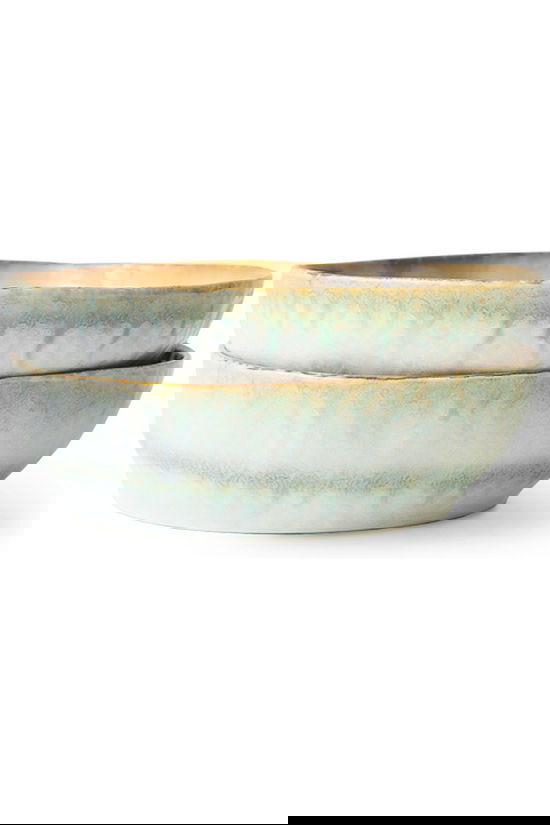 HKLiving Vaisselle 70S Ceramics: Pasta Bowls, Petal, Set Of 2 Petal